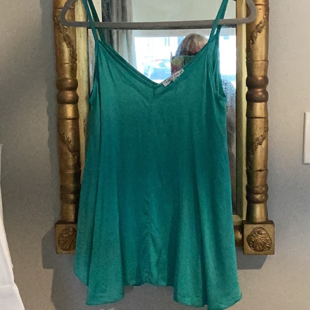 Tempo Paris Turquoise Camisole with Spaghetti Straps